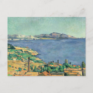Postal Paul Cezanne - El Golfo de Marsella