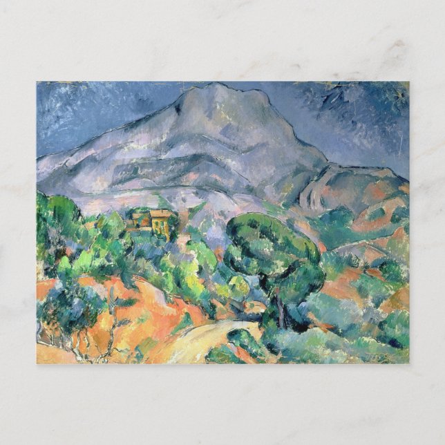 Postal Paul Cezanne el | Mont Sainte-Victoire, 1900 (Anverso)