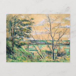 Postal Paul Cezanne en el valle de Oise