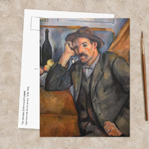 Postal Paul Cezanne - Fumador