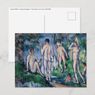 Postal Paul Cezanne - Grupo de los Baños