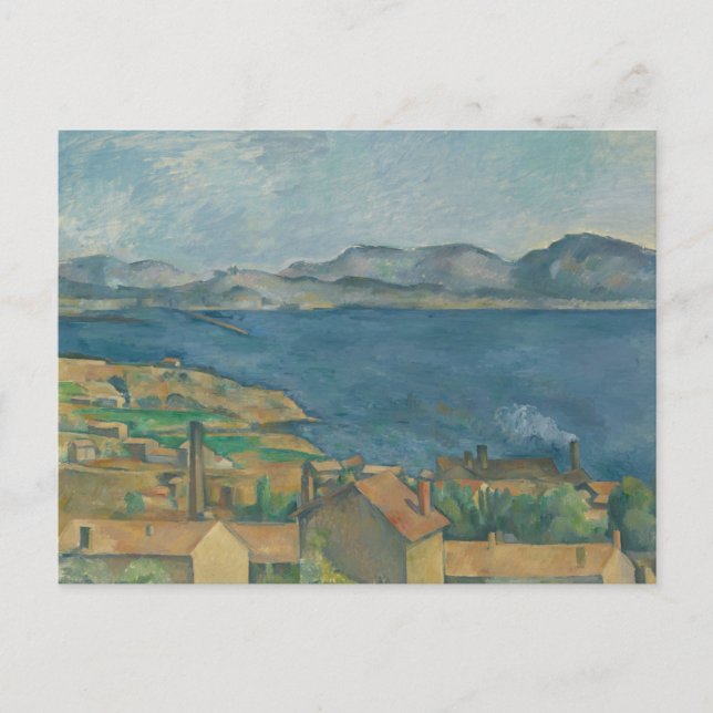 Postal Paul Cezanne - La bahía de Marsella (Anverso)