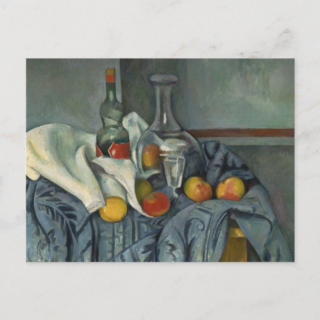 Postal Paul Cezanne | La botella de Peppermint, 1893-95 ( (Anverso)