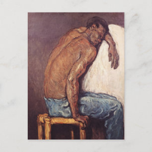 Postal Paul Cezanne   La ciencia negra, c.1866-68