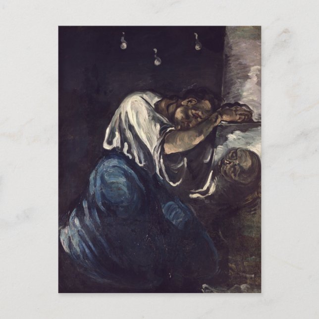 Postal Paul Cezanne | La Madeleine, o La Douleur, c.1869 (Anverso)