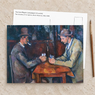 Postal Paul Cezanne - Los Jugadores de Cartas