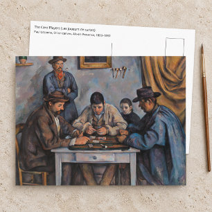 Postal Paul Cezanne - Los Jugadores de Cartas
