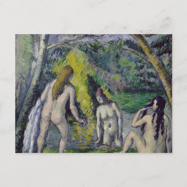 Postal Paul Cezanne | Los tres hermanos, c.1879-82 (Anverso)