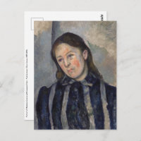 Paul Cezanne - Madame Cezanne con el pelo suelto