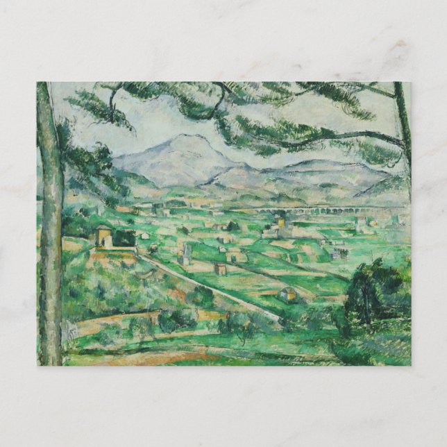 Postal Paul Cezanne - Mont Sainte-Victoire (Anverso)