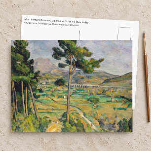 Postal Paul Cezanne - Mont Sainte-Victoire y Viaducto