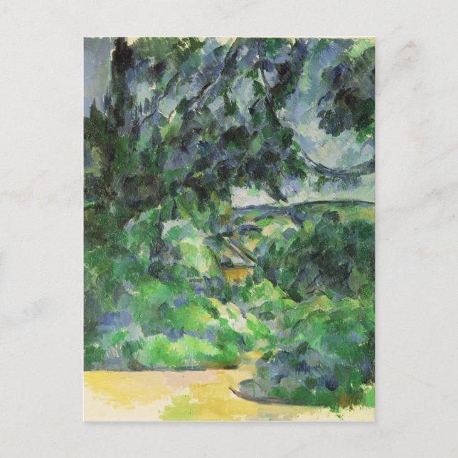 Postal Paul Cezanne | Paisaje azul, c.1903 (Anverso)