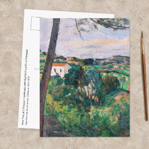 Postal Paul Cezanne - Pino en Estaque
