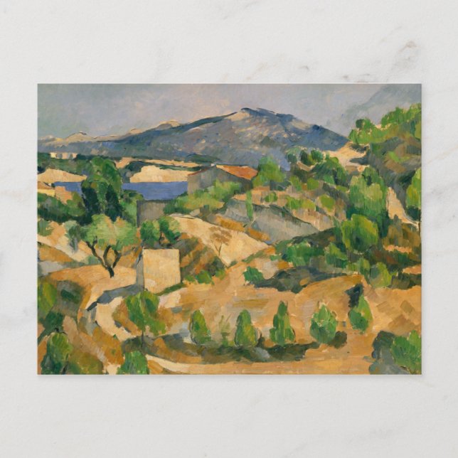 Postal Paul Cezanne - Presa Francois Zola (Anverso)