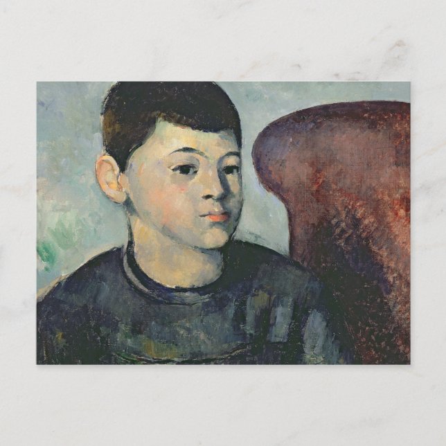 Postal Paul Cezanne | Retrato del hijo del artista, 1881- (Anverso)