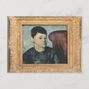 Postal Paul Cezanne Retrato del hijo del artista, 1881-