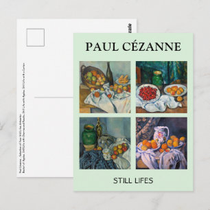 Postal Paul Cezanne - Selección de Obras Maestras de Natu