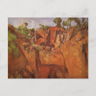 Postal Paul Cezanne Steinbruch Bibemus