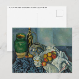 Postal Paul Cezanne - Todavía la vida con manzanas
