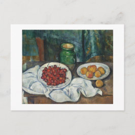 POSTAL PAUL CÉZANNE "TODAVÍA VIDA POSTCARD