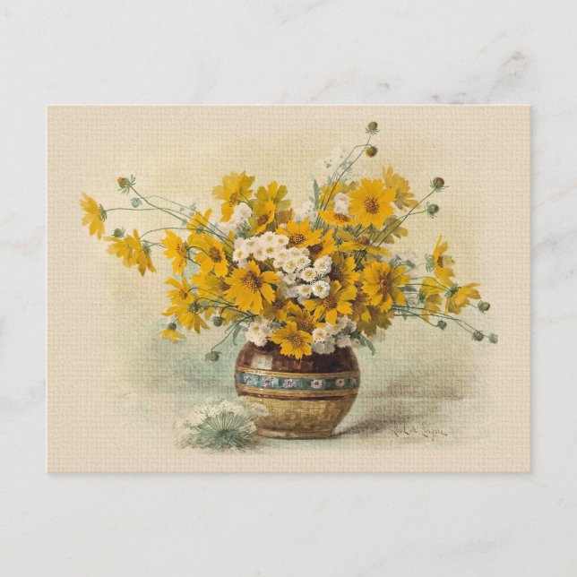 Postal Paul de Longpré CC0137 (Anverso)