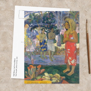 Postal Paul Gauguin - Ave María / Ia Orana Maria