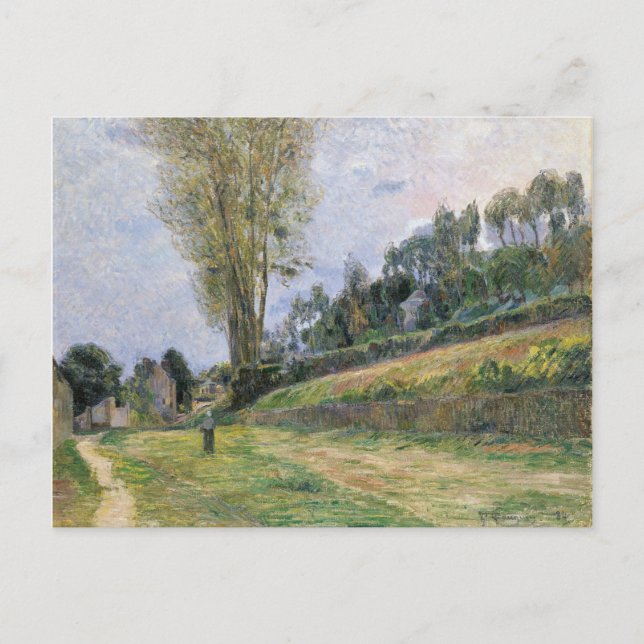 Postal Paul Gauguin | Calle de Rouen (Anverso)