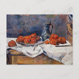 Postal Paul Gauguin - Cañón de tomates y de pewre sobre l