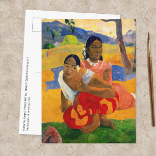 Postal Paul Gauguin - ¿Cuándo te casarás?