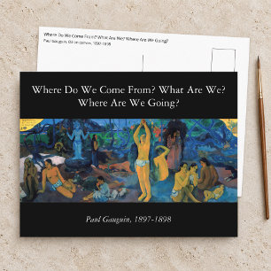 Postal Paul Gauguin - ¿De dónde venimos?