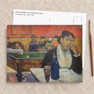Postal Paul Gauguin - El Café de Noche, Arlés