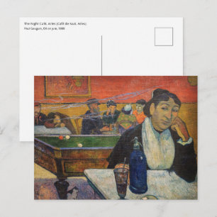 Postal Paul Gauguin - El Café de Noche, Arlés