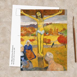 Postal Paul Gauguin - El Cristo Amarillo