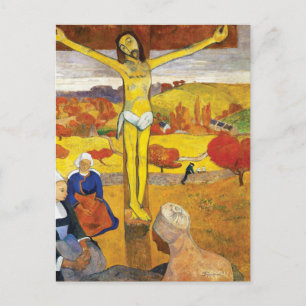 Postal Paul Gauguin El Cristo Amarillo Arte Antiguo Refin