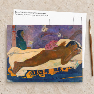 Postal Paul Gauguin - Espíritu de los Muertos Vigilando