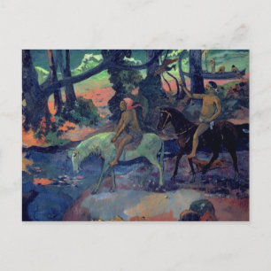 Postal Paul Gauguin   La fuga, el Ford, 1901