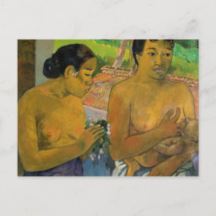 Postal Paul Gauguin La oferta, 1902