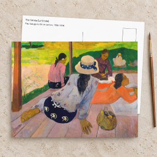 Postal Paul Gauguin - La Siesta
