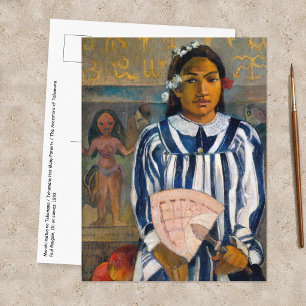 Postal Paul Gauguin - Los antepasados de Tehamana