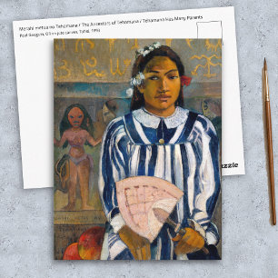 Postal Paul Gauguin - Los antepasados de Tehamana