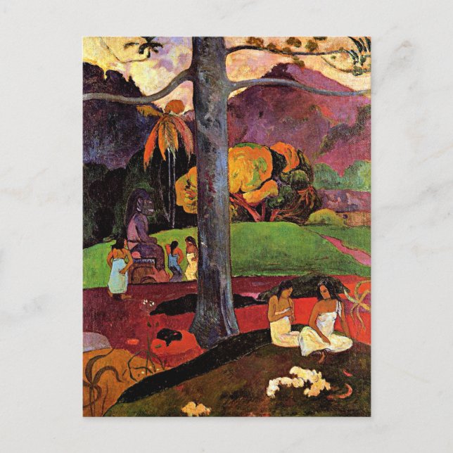 Postal Paul Gauguin, Mata Mua, (Anverso)