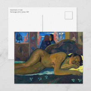 Postal Paul Gauguin - Nunca más / O Taiti