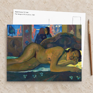 Postal Paul Gauguin - Nunca más / O Taiti