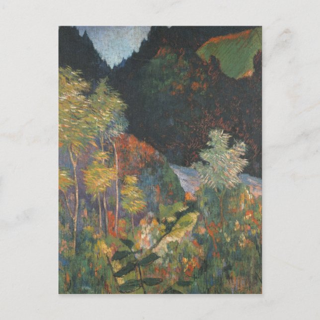 Postal Paul Gauguin | Paisaje (Anverso)