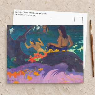 Postal Paul Gauguin - Por el Mar / Fatata te Miti