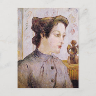 Postal Paul Gauguin Retrato de una joven, 1886
