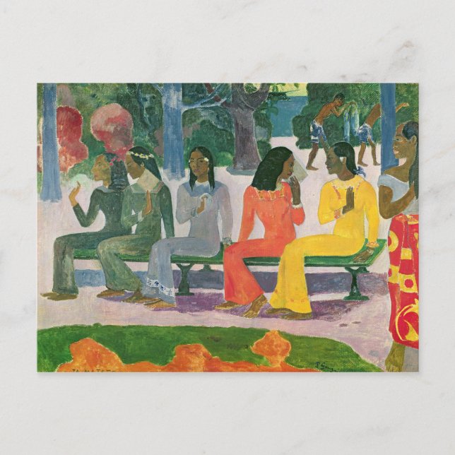 Postal Paul Gauguin | Ta Matete (Anverso)