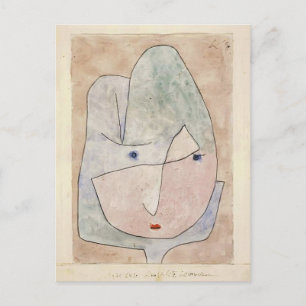 Postal Paul Klee- Esta flor desea desvanecerse