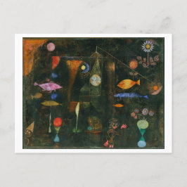 Postal Paul Klee, "Fish Magic", 1925