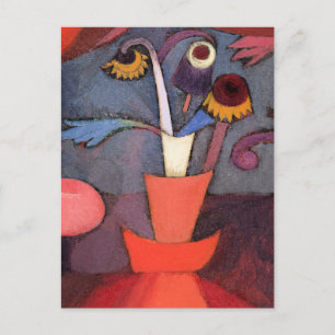 Postal Paul Klee, Flor de Otoño,